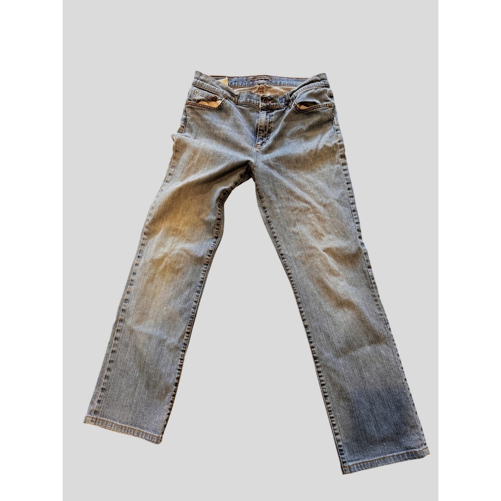 Lauren Jeans Co Premium Classic Straight Light Wash Leg Denim Jeans W30 L28